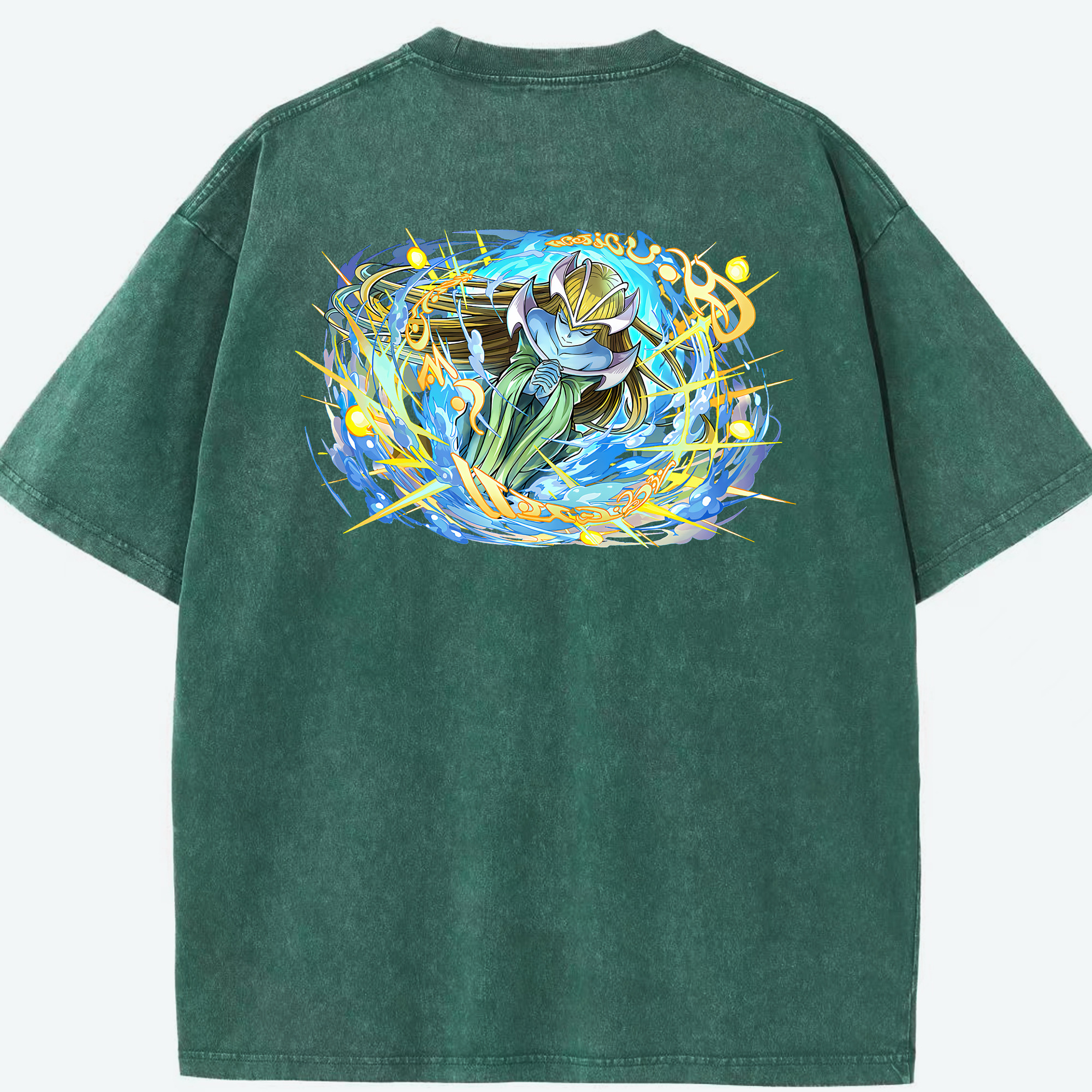 （画像用） 遊☆戯☆王 Yu-Gi-Oh! 綿100% ヴィンテージ風 半袖Tシャツ（背面プリント）